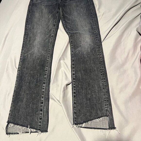 Mother High Waisted Rascal Ankle StepFray Jeans size 25 - Picture 6 of 16